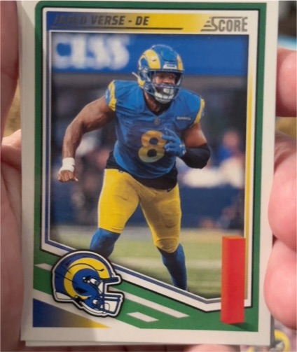 2025 Panini Score #164 Jared Verse — front