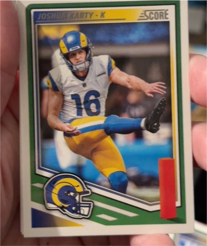 2025 Panini Score #200 Joshua Karty — front