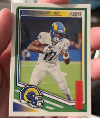 2025 Panini Score #73 Davante Adams — front