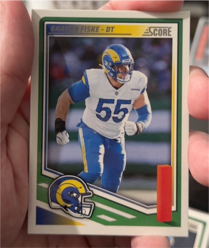 2025 Panini Score #263 Braden Fiske — front