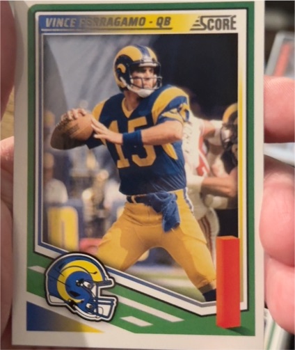 2025 Panini Score #126 Vince Ferragamo — front
