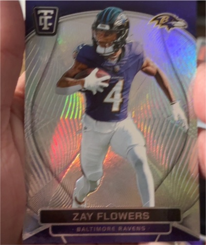 2024 Panini Totally Certified #9 Zay Flowers — front