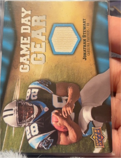 2009 Upper Deck Game Day Gear #NFL-JS Jonathan Stewart — front