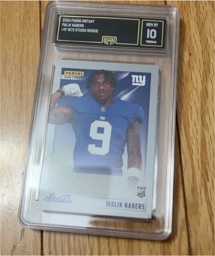 2024 Panini Instant Studio #SR-38 Malik Nabers — front