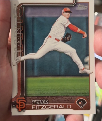2025 Topps Series 2 #596 Tyler Fitzgerald — front