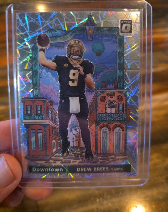 2021 Panini Donruss Optic #DT-21 Drew Brees — front