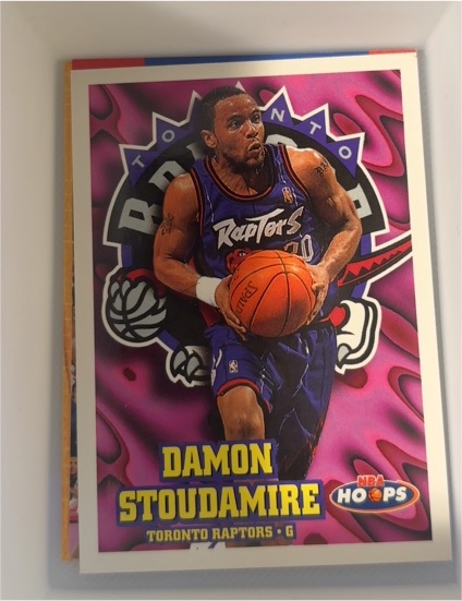 1997-98 NBA Hoops #147 Damon Stoudamire — front