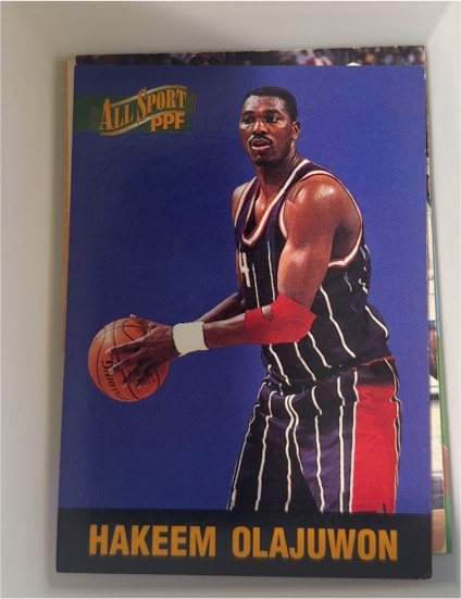 1996-97 Score Board All Sport PPF #82 Hakeem Olajuwon — front