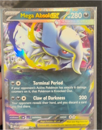 2009 Pokemon Mega Absol ex 086/132 Mega Evolution — front