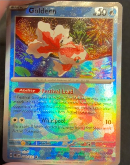 2025 Pokémon Prismatic Evolutions #020 Goldeen — front