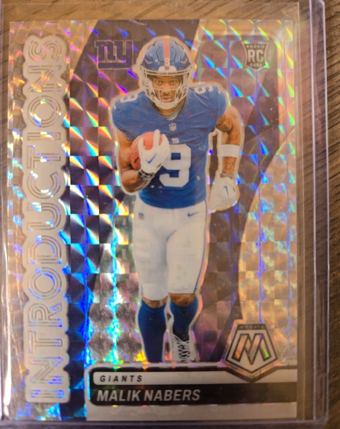 2024 Panini Mosaic Introductions #4 Malik Nabers — front