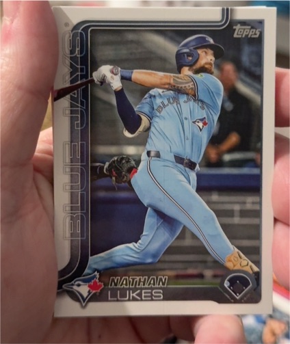 2025 Topps Series 2 #420 Nathan Lukes — front