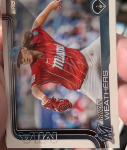 2025 Topps Series 2 #539 Ryan Weathers — front