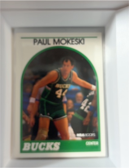 1989-90 NBA Hoops #42 Paul Mokeski — front