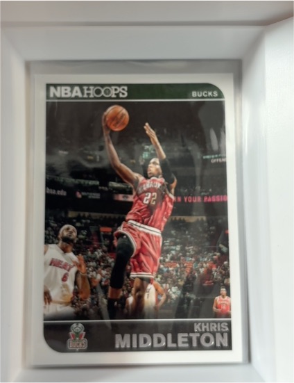 2014-15 Panini NBA Hoops #140 Khris Middleton — front