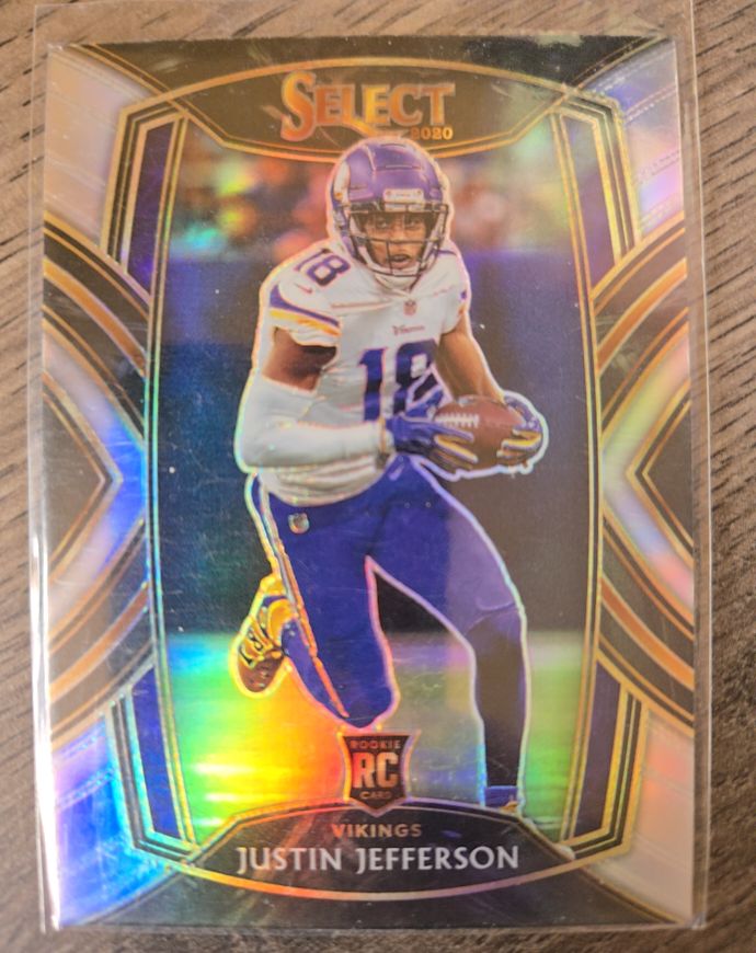 2020 Panini Select #161 Justin Jefferson — front