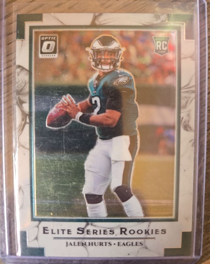 2020 Panini Donruss Optic Elite Series Rookies #ESR-JAH Jalen Hurts — front