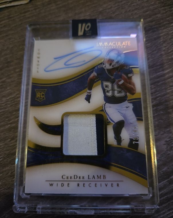 2020 Panini Immaculate Collection #93 CeeDee Lamb — front