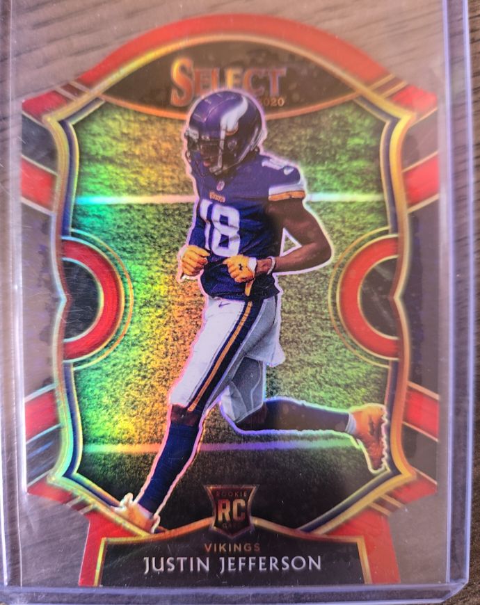 2020 Panini Select #61 Justin Jefferson — front