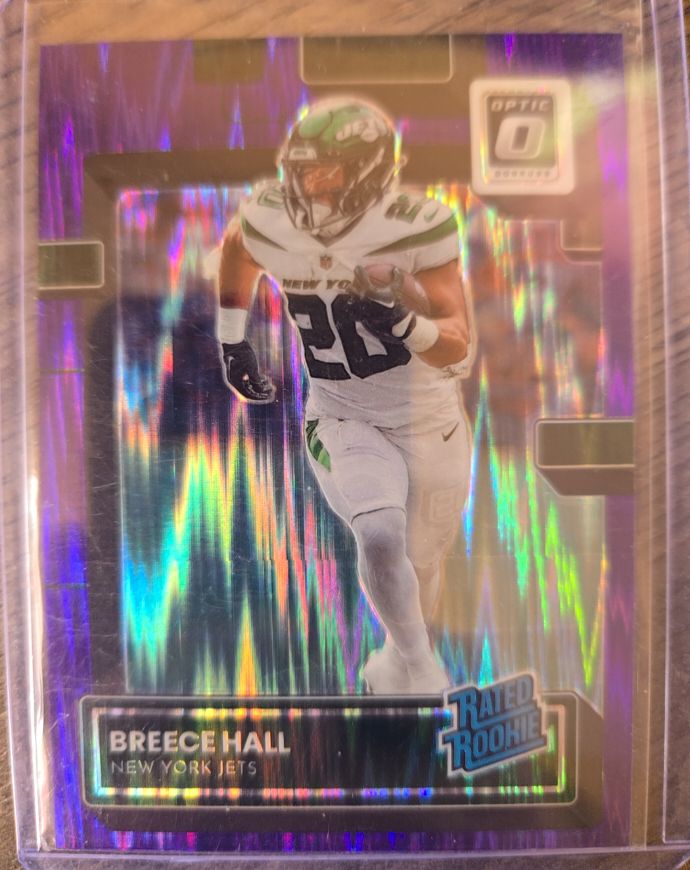 2022 Panini Donruss Optic #214 Breece Hall — front