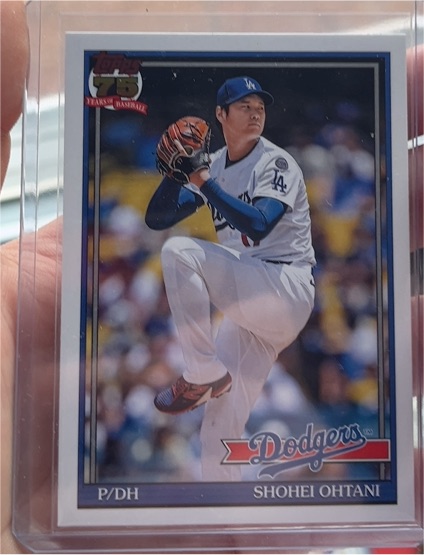 2026 Topps 1991 Topps 75th Anniversary #T91-100 Shohei Ohtani — front
