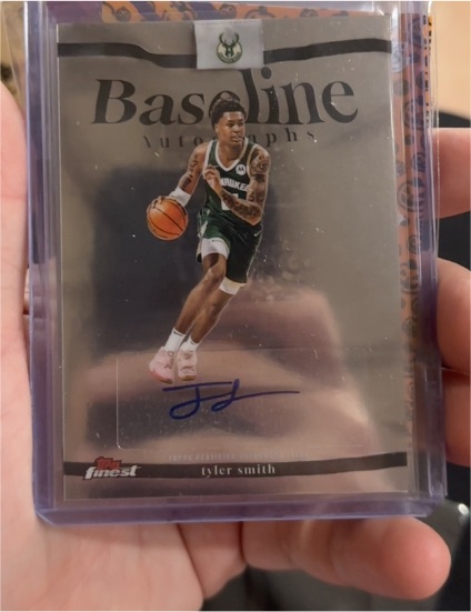 2025-26 Topps Finest Baseline #BA-TS Tyler Smith — front
