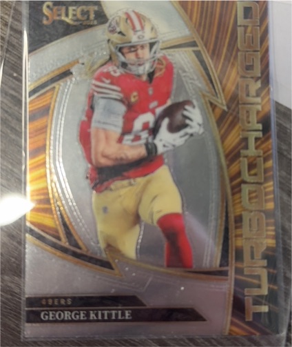 2025 Panini Select #19 George Kittle Turbocharged — front