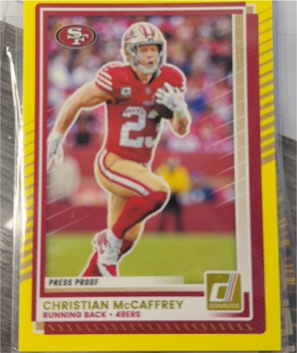 2025 Donruss #161 Christian McCaffrey — front