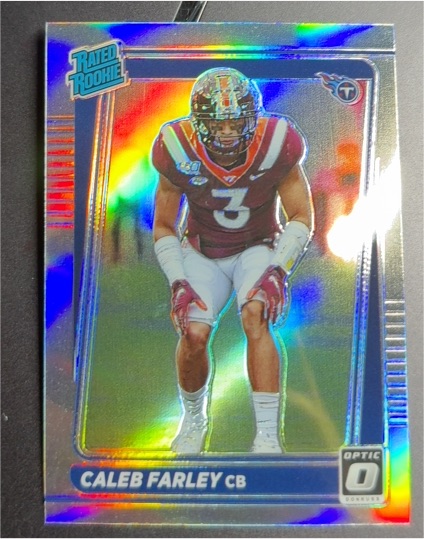 2021 Donruss Optic #P-339 Caleb Farley — front