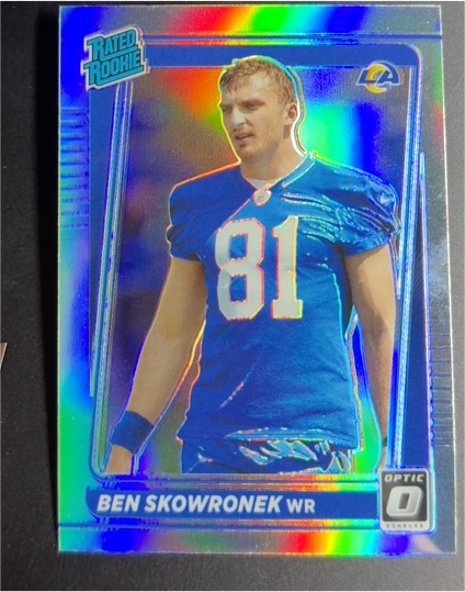 2021 Donruss Optic #P-325 Ben Skowronek Rated Rookie Preview — front