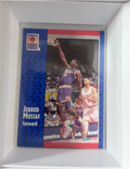 1991-92 Fleer #341 Jerrod Mustaf — front