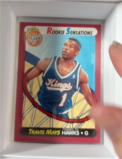 1991 Fleer Rookie Sensations #5 Travis Mays — front