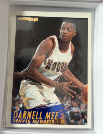 1994-95 Fleer #275 Darnell Mee Denver Nuggets — front