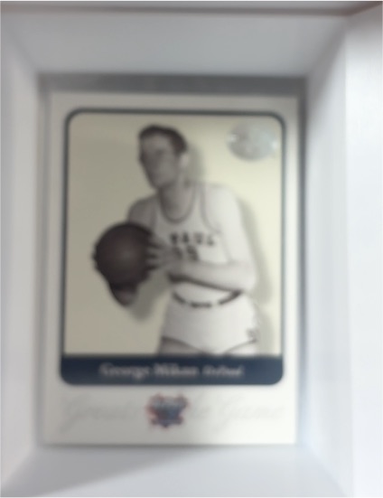2001 Fleer Greats of the Game #27 George Mikan — front