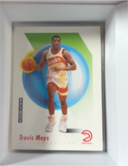 1991-92 SkyBox #616 Travis Mays — front