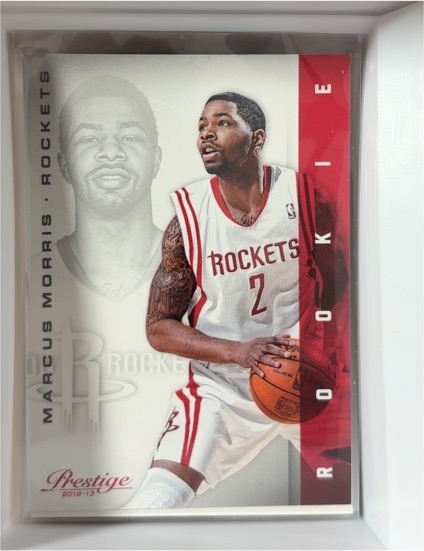 2012-13 Panini Prestige #189 Marcus Morris Rookie Houston Rockets — front