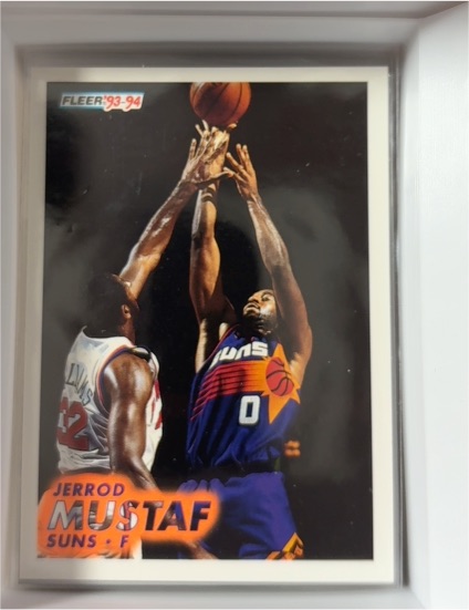1993-94 Fleer #361 Jerrod Mustaf — front