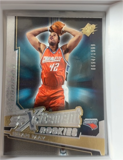 2005-06 Upper Deck SPx SPxcitement Rookies #XCR7 Sean May — front