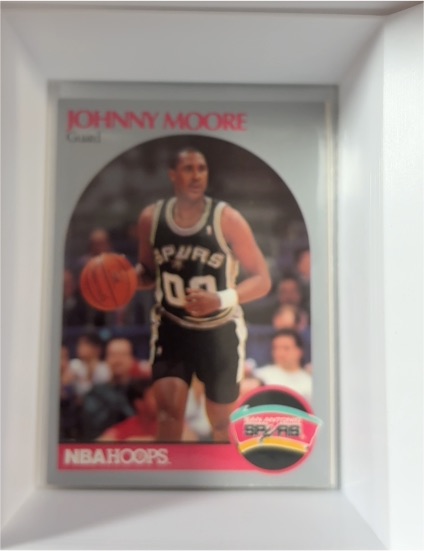 1990 NBA Hoops #269 Johnny Moore — front