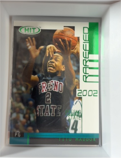 2002 SAGE HIT Rarefied Emerald #R26 Tito Maddox — front