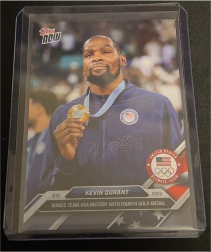 2024 Topps Now Olympics #28 Kevin Durant — front