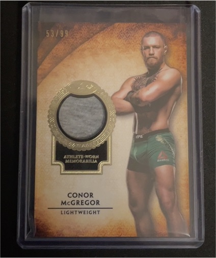 2017 Topps UFC Knockout Tier One #53/99 Conor McGregor — front