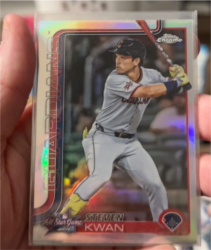 2025 Topps Chrome Update #ASGC-27 Steven Kwan — front