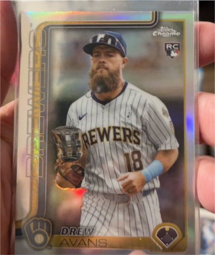 2025 Topps Chrome Update #USC47 Drew Avans — front