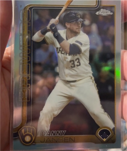 2025 Topps Chrome Update #USC122 Danny Jansen — front
