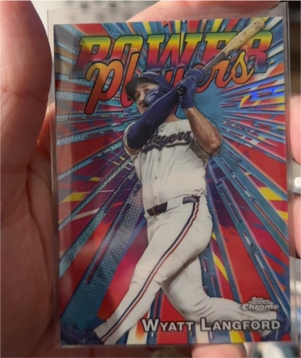 2025 Topps Chrome Update #PP-39 Wyatt Langford Power Players — front