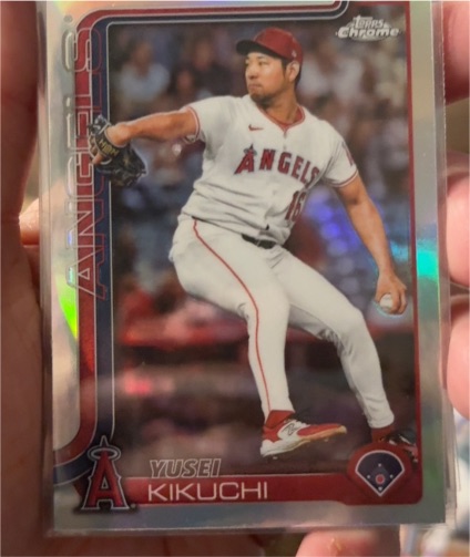 2025 Topps Chrome Update Series #USC59 Yusei Kikuchi — front