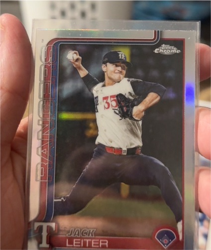 2025 Topps Chrome Update #USC42 Jack Leiter — front