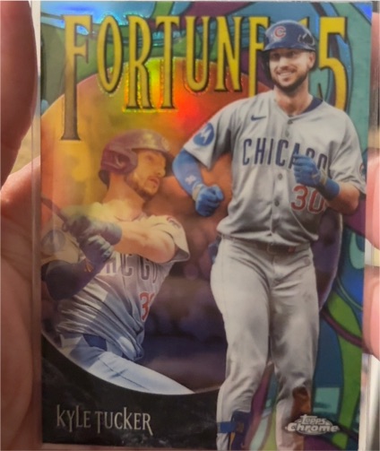 2025 Topps Chrome Update Fortune 15 #F15-5 Kyle Tucker — front