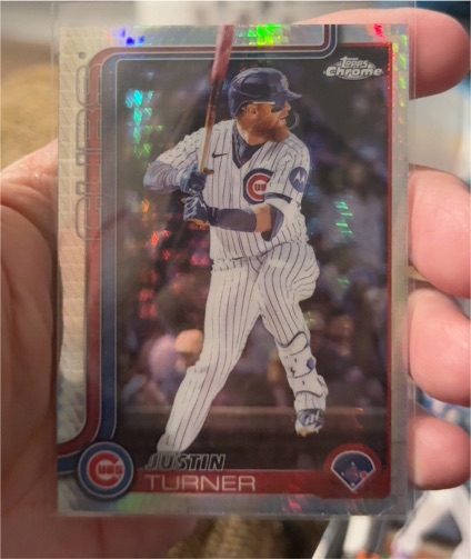 2025 Topps Chrome Update #USC170 Justin Turner — front